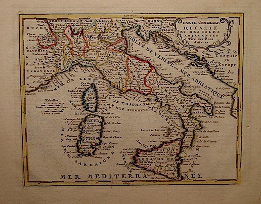 De Leth Hendrick Carte generale d'Italie 1770 ca. Amsterdam 
